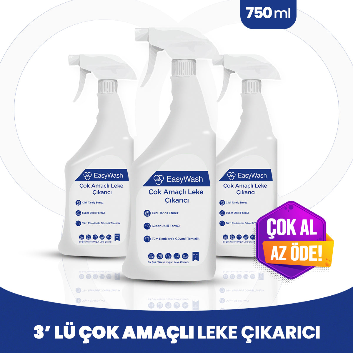 3'lü Çok Amaçlı Leke Çıkarıcı