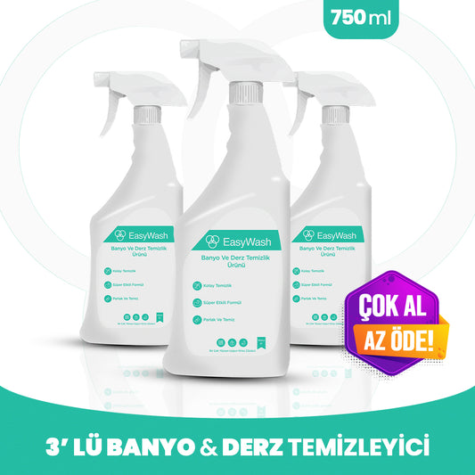 3'lü Banyo ve Derz Temizleyici